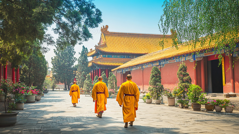 少林寺内部建筑图片