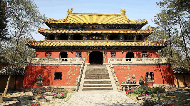 少林寺内部建筑图片