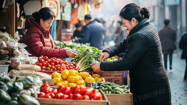 早市农贸市场图片