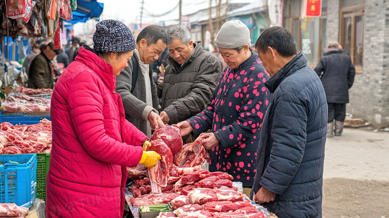 早市农贸市场图片