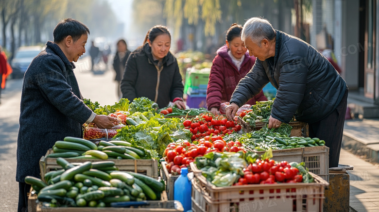 早市农贸市场图片