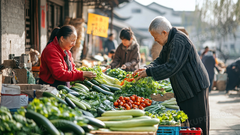 早市农贸市场图片