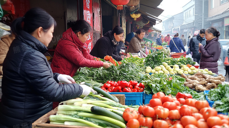 早市农贸市场图片