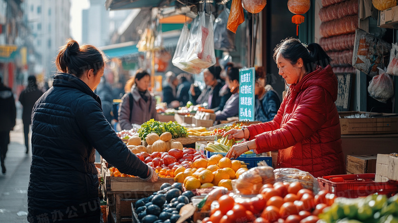 早市农贸市场图片