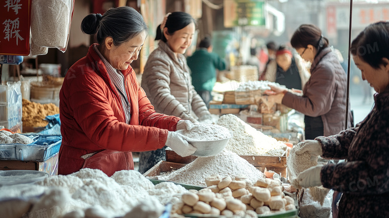 早市农贸市场图片