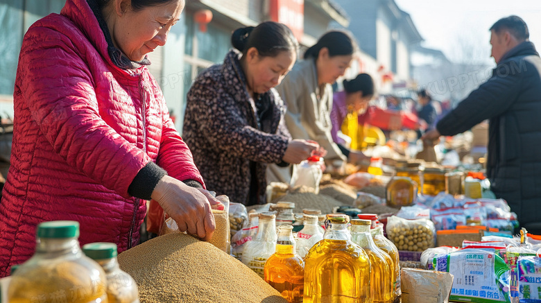 早市农贸市场图片