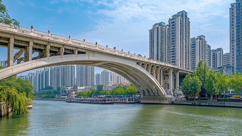 城市的跨海大桥图片