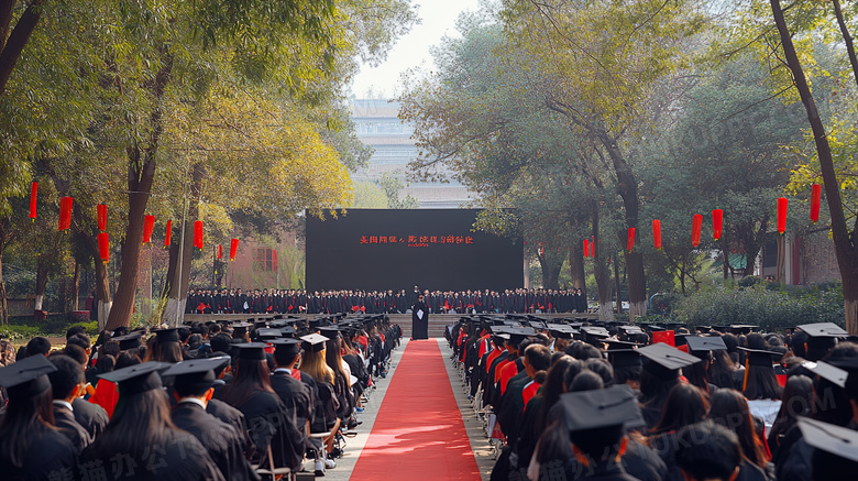 大学毕业典礼大会图片