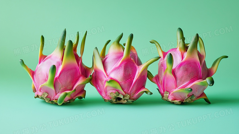 新鲜火龙果水果图片