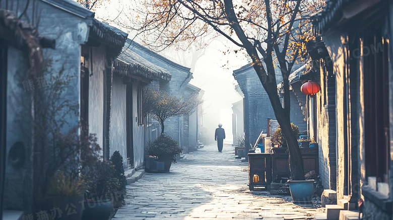 北京胡同建筑图片