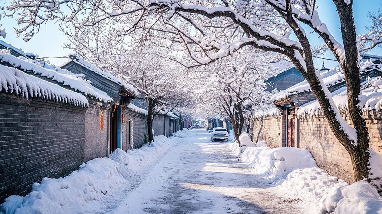 北京胡同建筑图片