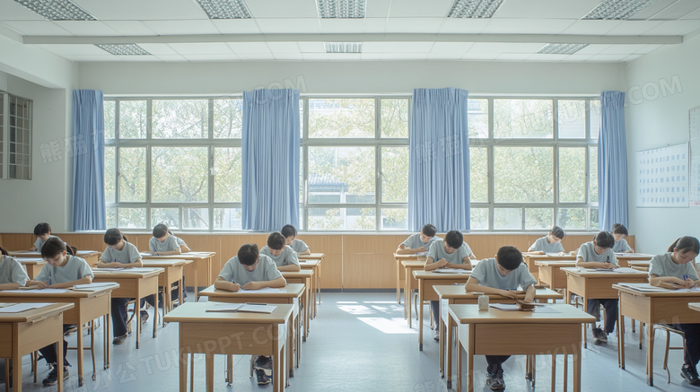 自习室大学自习室学生读书图片