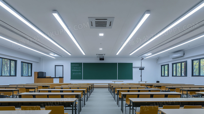 大学教室自习室图片