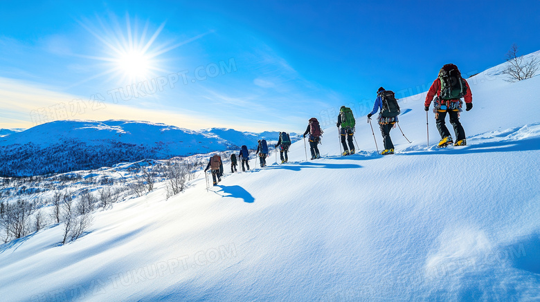 登山爬山户外生活图片