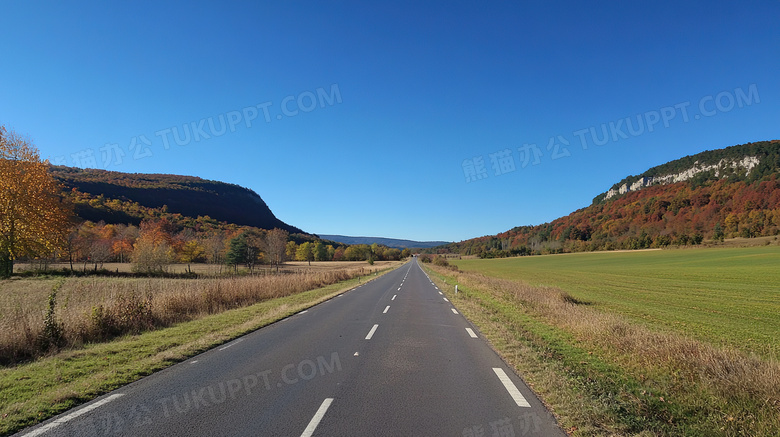 蓝天高速公路路面道路图片