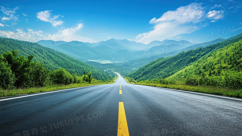 高速公路路面道路图片