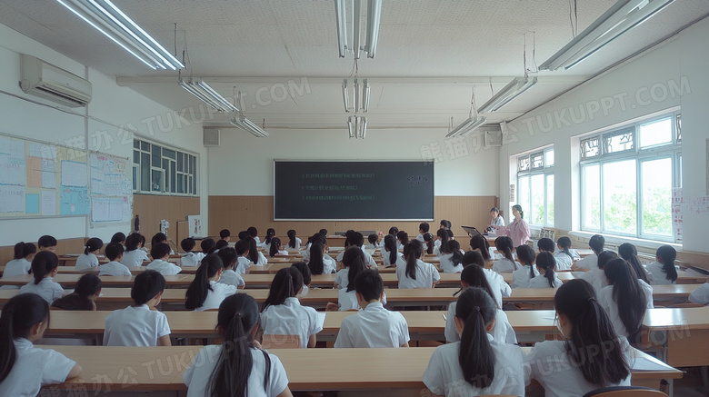 学生自习室大学教室图片