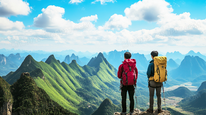 爬山登高登山攀登图片