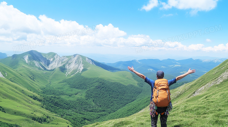 爬山登高登山攀登图片