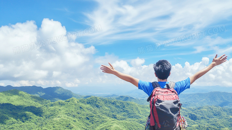 爬山登高登山攀登图片