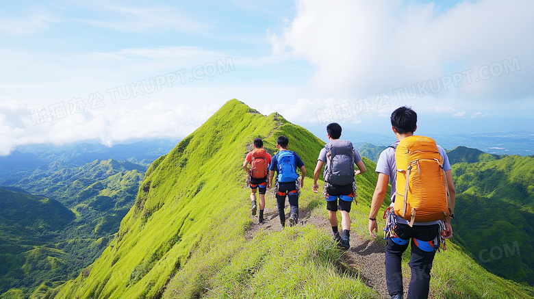 爬山登高登山攀登图片