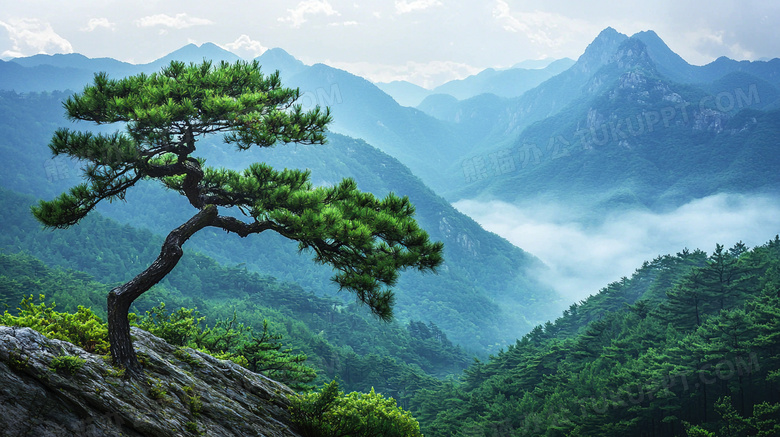 蔚蓝天空云层大自然风景图片