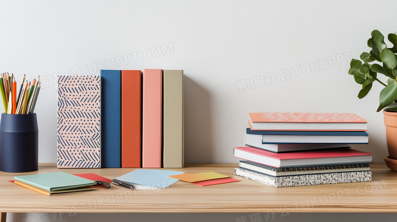 书本和学习用品图片