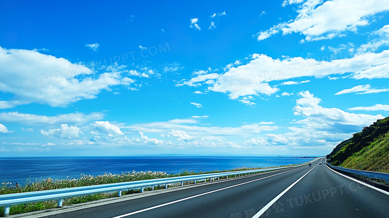 一条高速公路马路道路图片