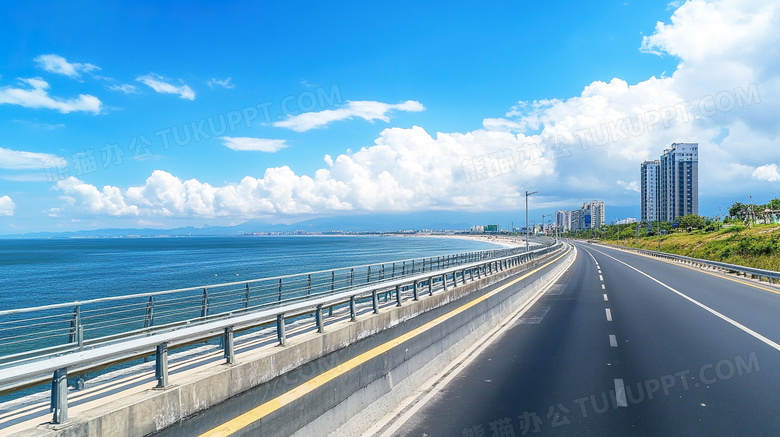 一条高速公路马路道路图片