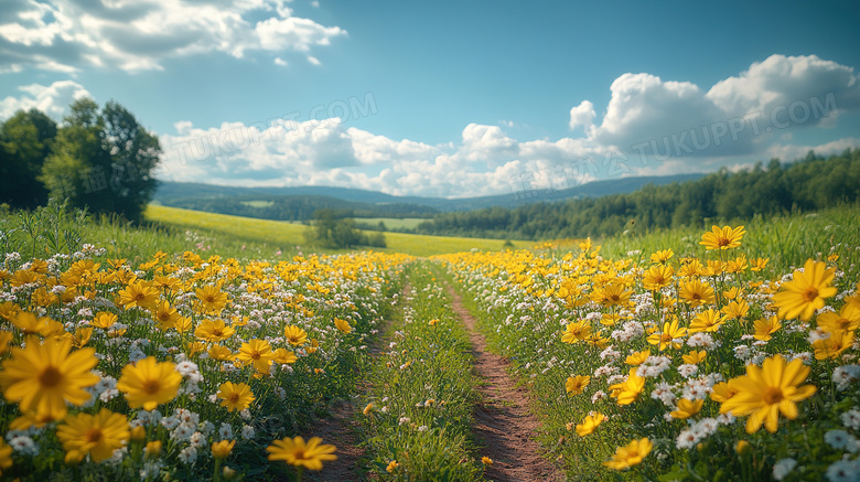 春暖花开自然风景图片