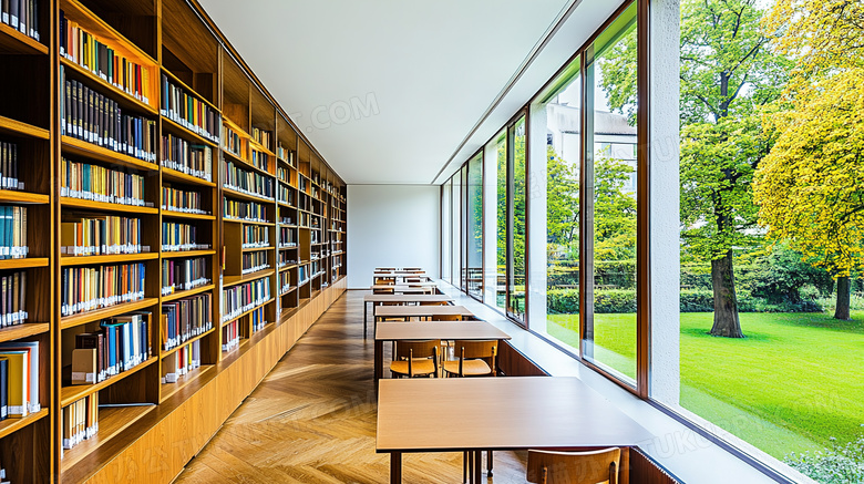 一间教室自习室自习大学教室图片