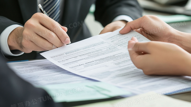 商务人士招聘面试图片