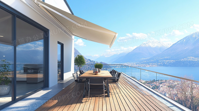 阳台露台家居装修风景图片