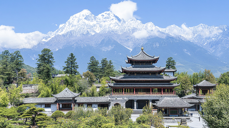 古镇特色建筑物房屋建筑图图片