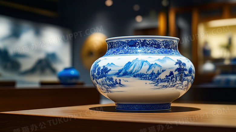 古典陶瓷瓷器展览图片