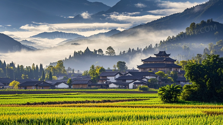 云南乡村自然风景风光摄影
