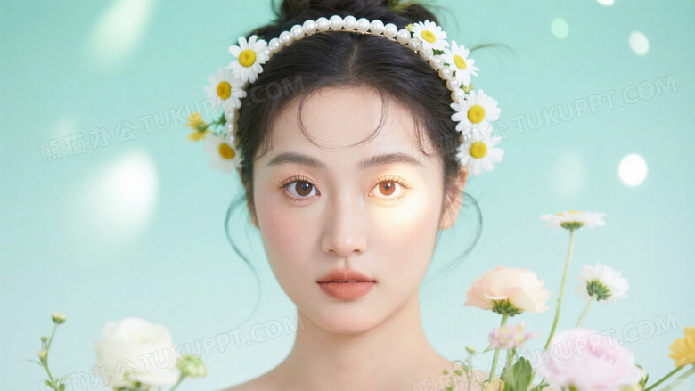 柔光箱棚拍花卉主题肖像