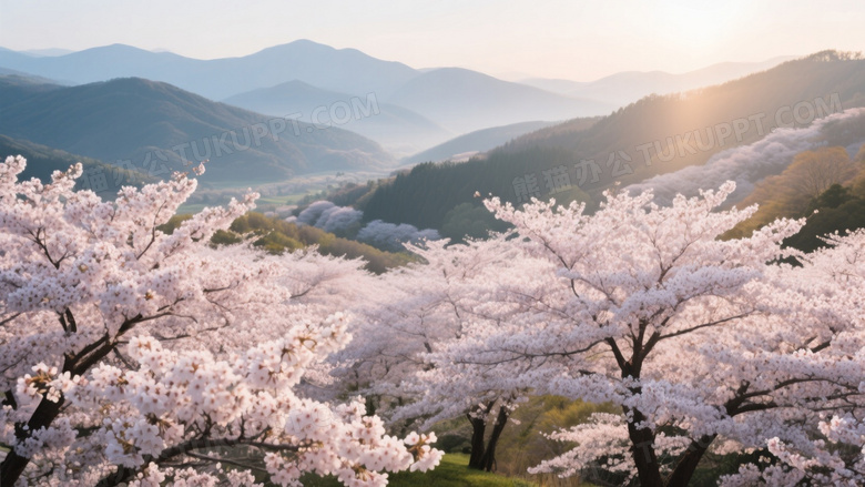 春天好看樱花的高清摄影图