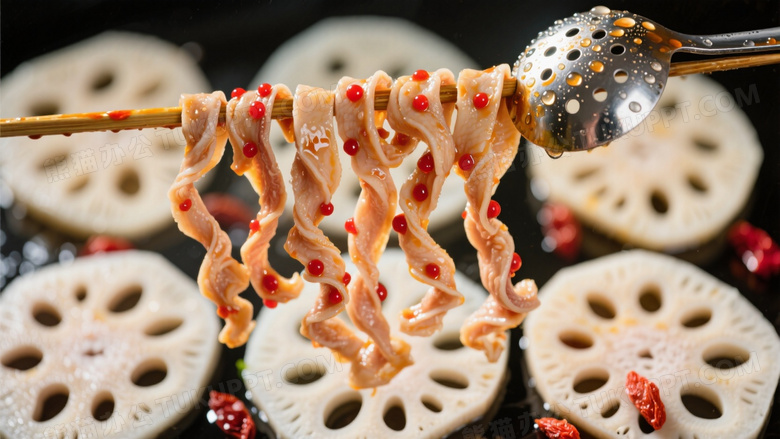 微距特写九宫格中央格子