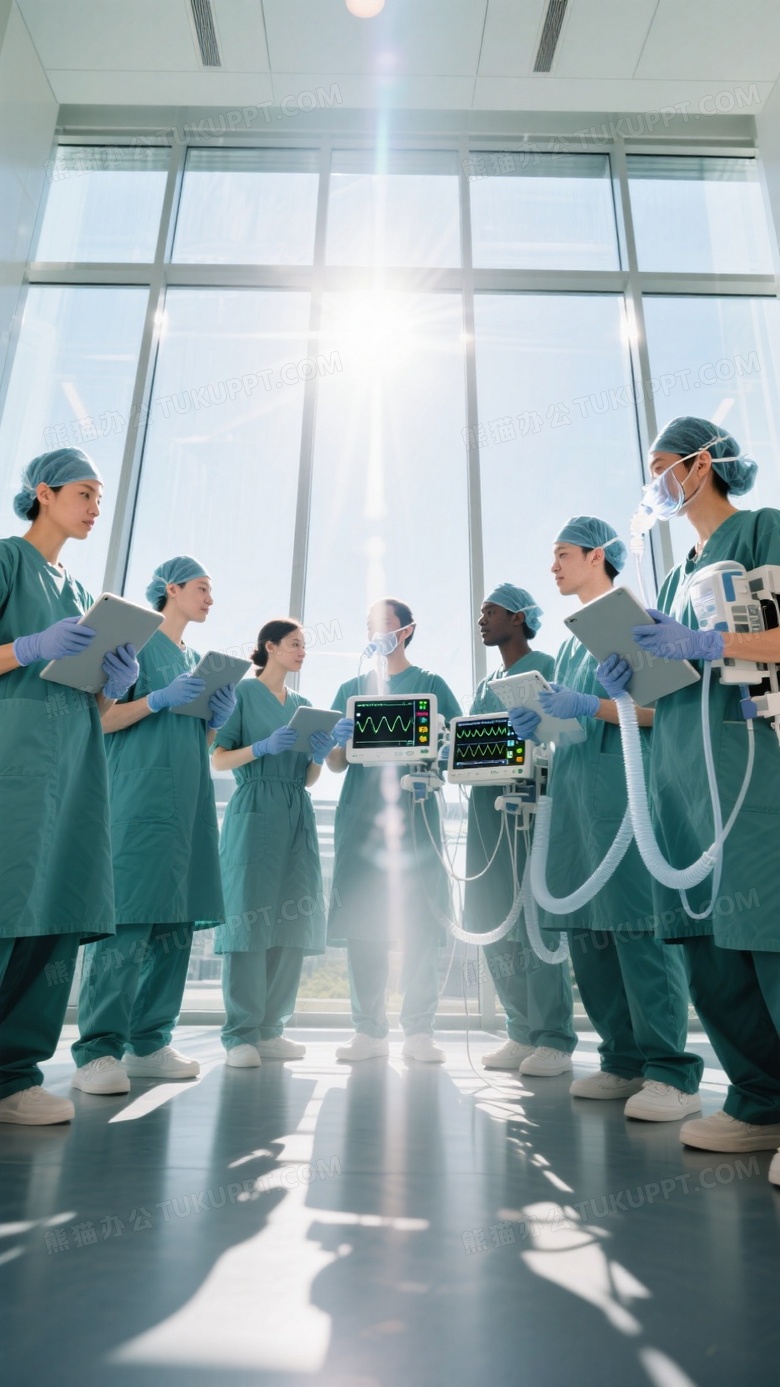 低角度仰拍医疗先锋团队