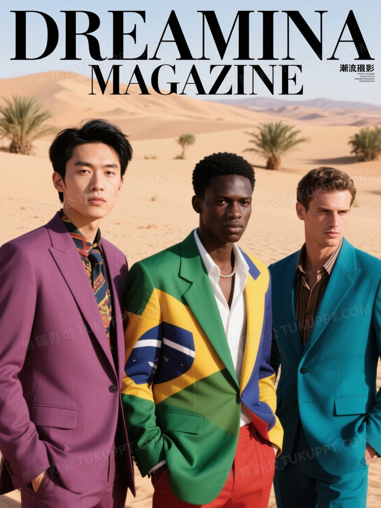 杂志封面潮流摄影人像特写