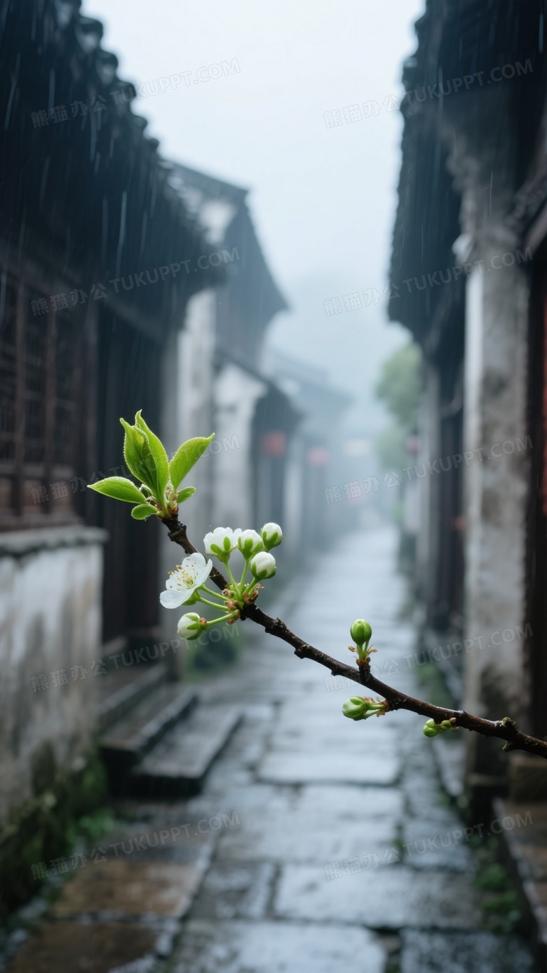 古镇小巷古香古色的巷子