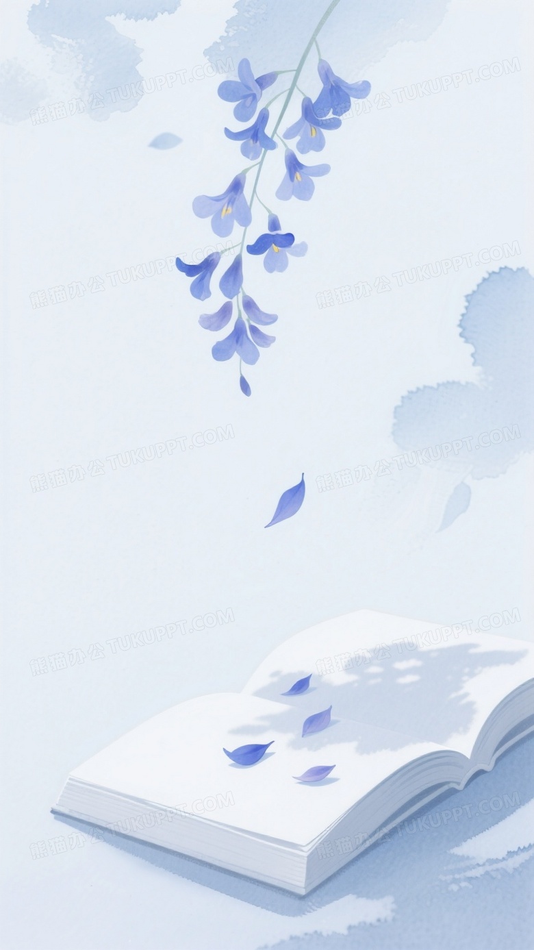 插画极简超时空意境大面积留白