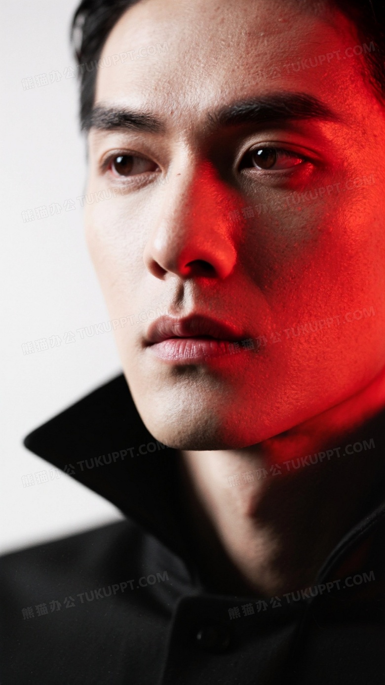 朱山尽摄影黑红色光影