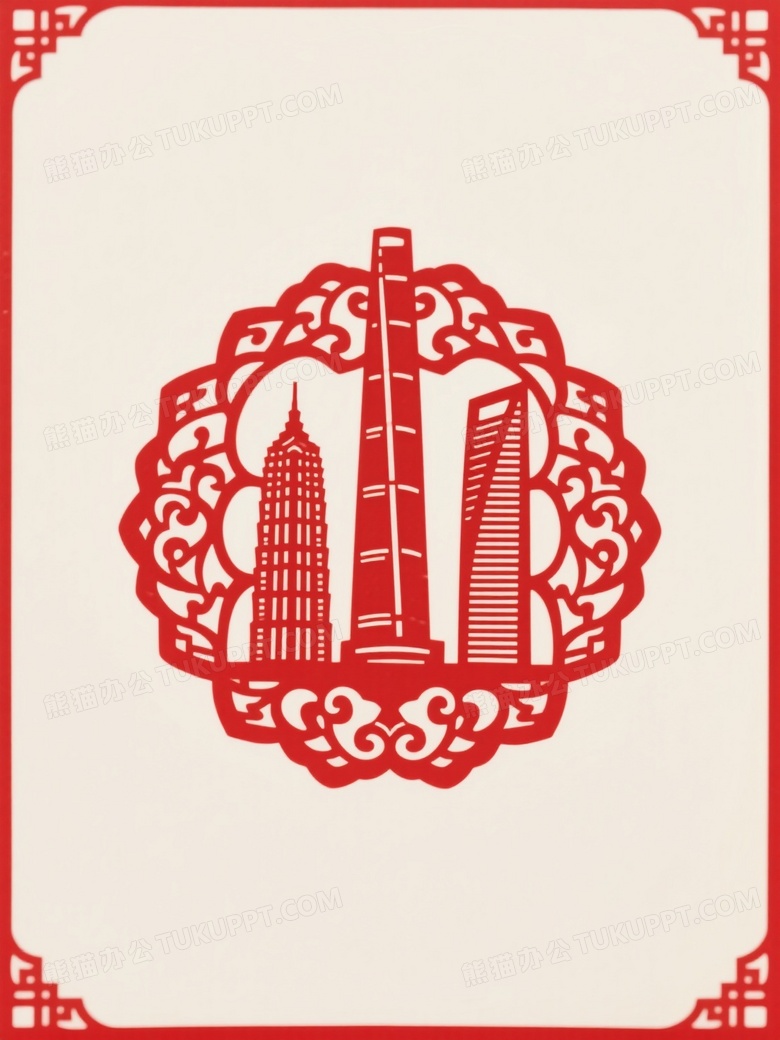 微观摄影效果剪纸艺术风格