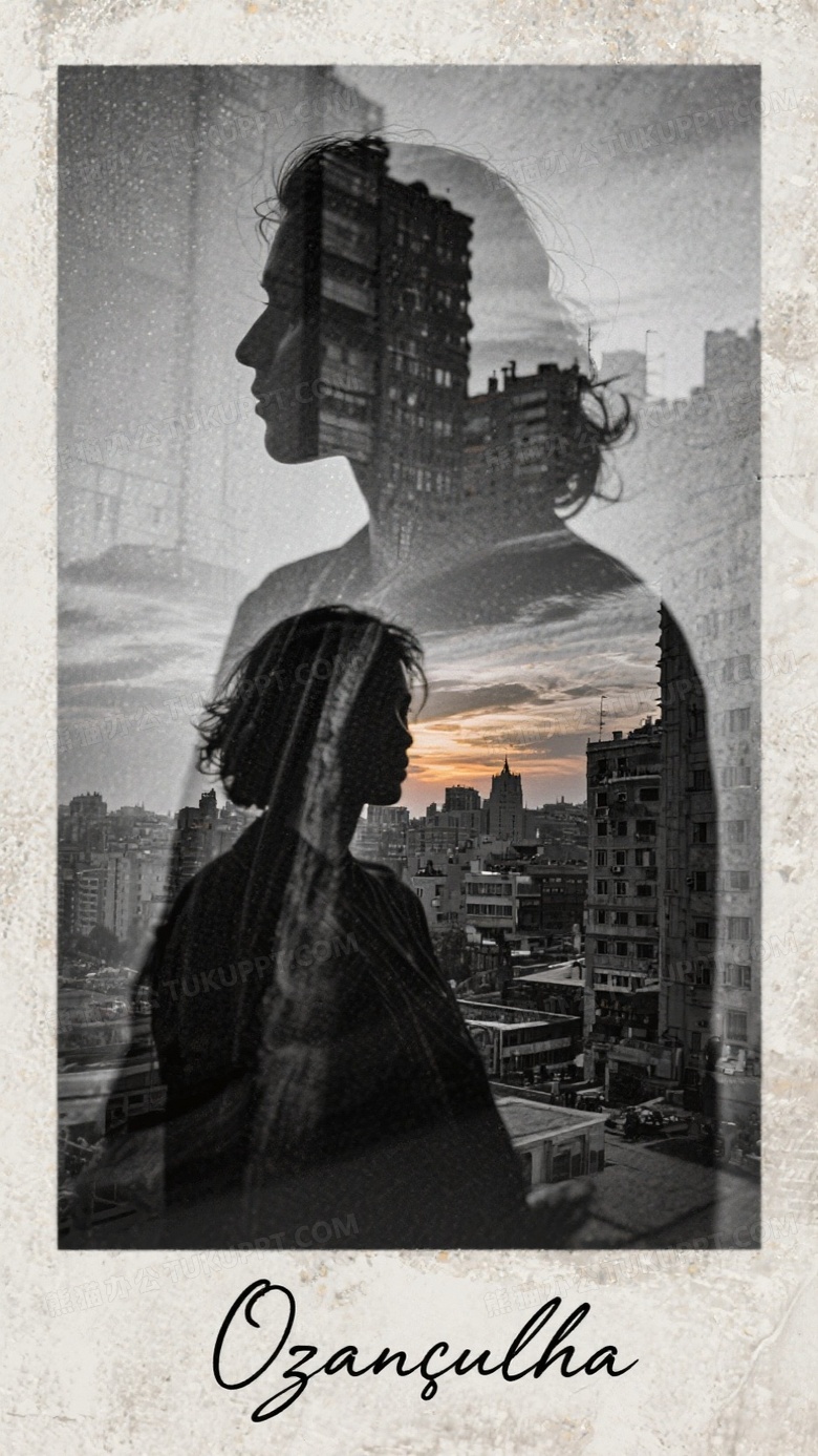 风格人像摄影多重曝光