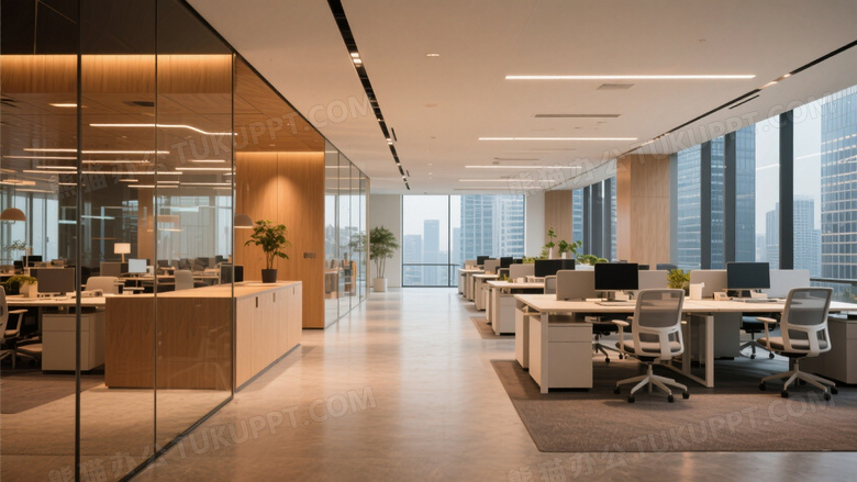 商务写字楼办公空间超宽敞办公室