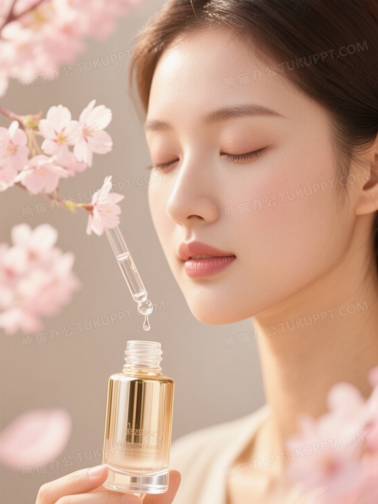 亚洲女性闭目享受面部护理过程