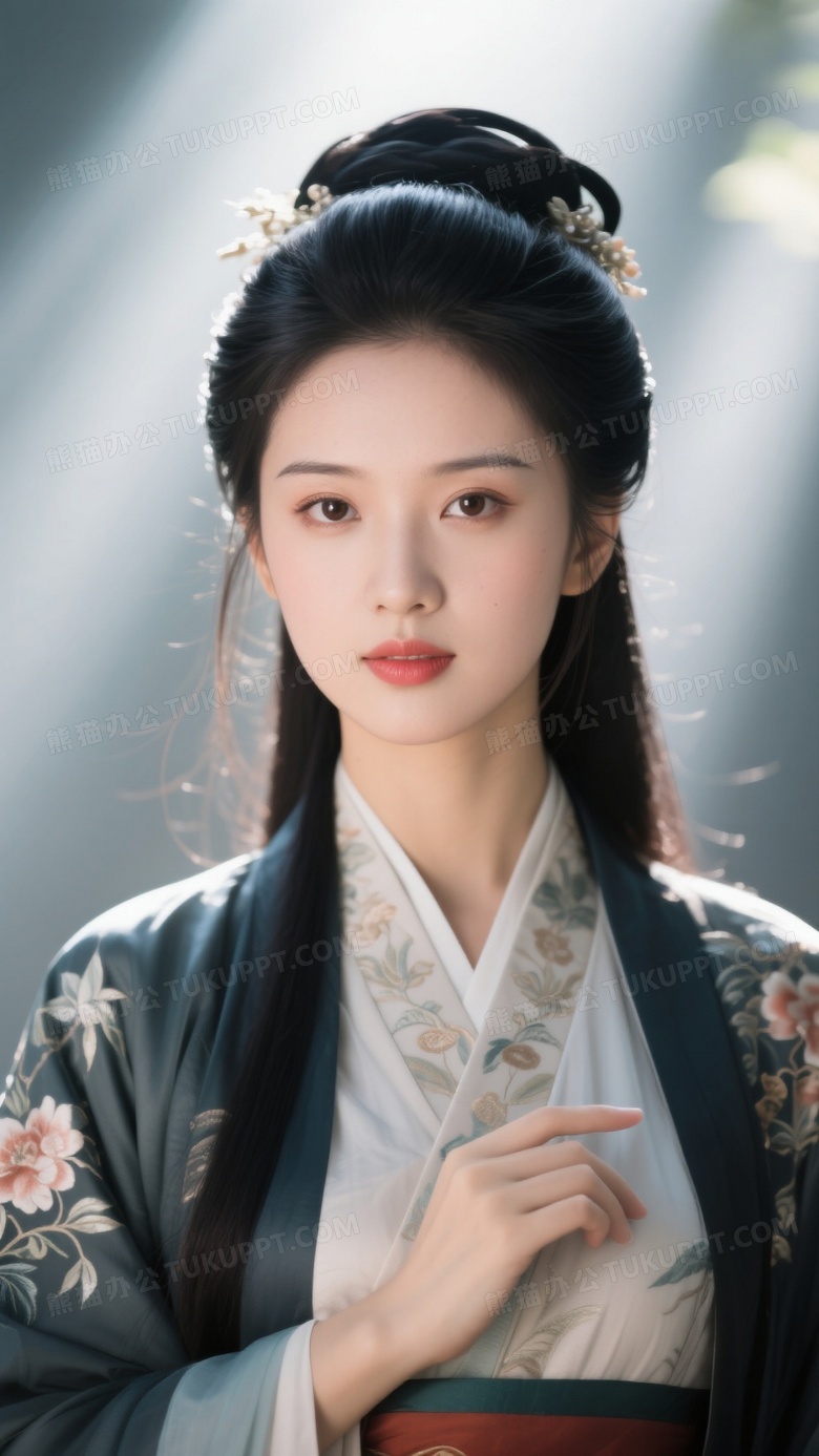 东方女性古风时尚衣服