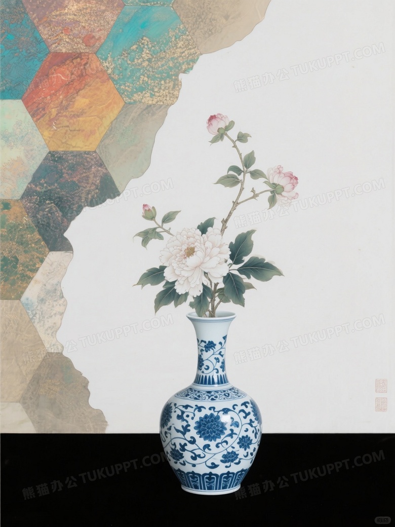 新工笔炫彩光影肌理磨砂